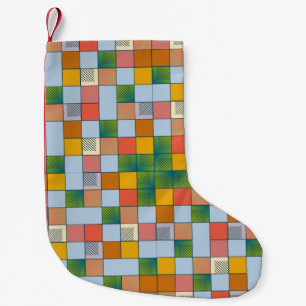 Petite Chaussette De Noël Motif couleur Abstrait transparent