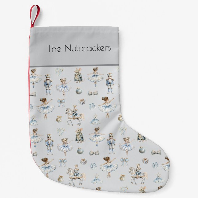 Petite Chaussette De Noël Motif de ballet Nutcracker (Devant)