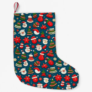 Petite Chaussette De Noël Motif de Noël 4 - Encombrement