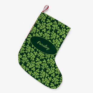 Petite Chaussette De Noël Motif de persil