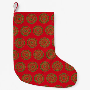 Petite Chaussette De Noël Motif de points de vacances chic