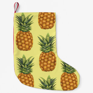 Petite Chaussette De Noël Motif d'illustration abstrait pour ananas mignon