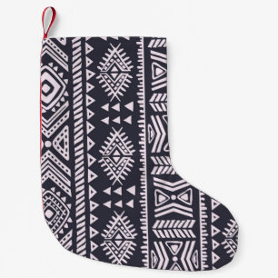Petite Chaussette De Noël Motif d'illustration ethnique tribal