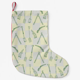 Petite Chaussette De Noël Motif d'outils de jardinage