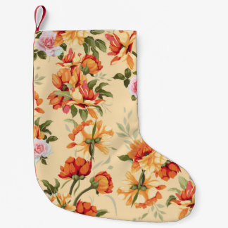 Petite Chaussette De Noël Motif floral sans couture avec rose, aquarelle. Il