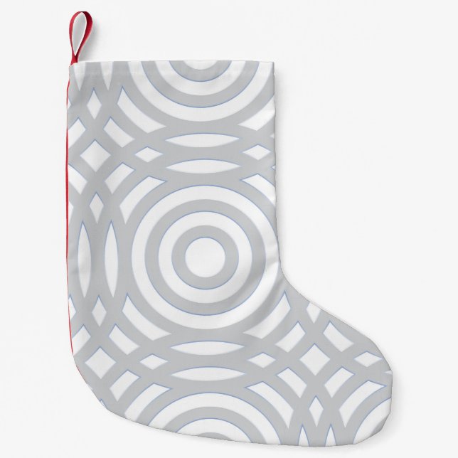 Petite Chaussette De Noël Motif géométrique 22 (Devant)