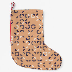 Petite Chaussette De Noël motif géométrique design abstrait, art, artwork, b
