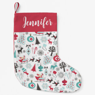 Petite Chaussette De Noël Motif nordique de Noël