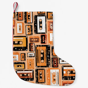 Petite Chaussette De Noël Motif sans couture rétro