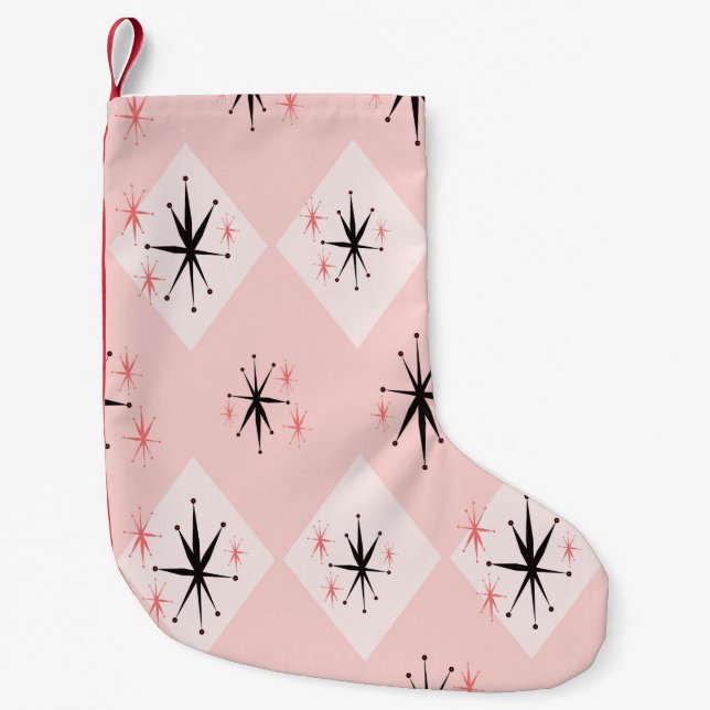 Petite Chaussette De Noël Motif sans soudure à l'ère atomique inspiré de  (Devant)