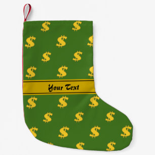 Petite Chaussette De Noël Motif signe dollar
