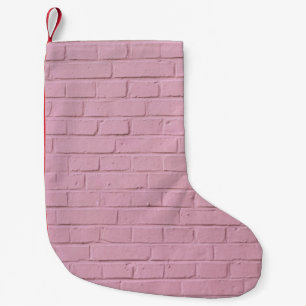 PETITE CHAUSSETTE DE NOËL MUR EN BÉTON ROSE