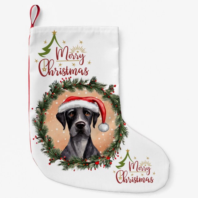 Petite Chaussette De Noël My Canine  (Devant)