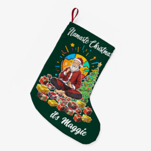 Petite Chaussette De Noël Namaste Christmas Petit réapprovisionnement de Noë