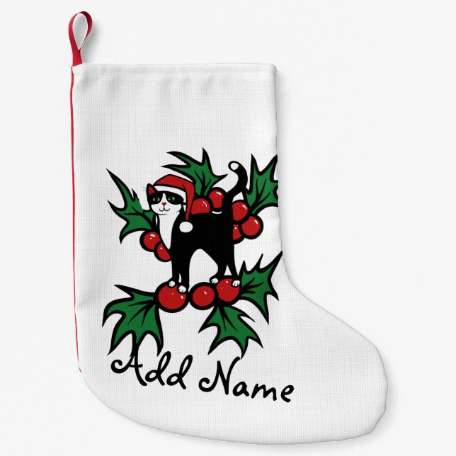 Petite Chaussette De Noël Noël à Tuxedo (Devant)