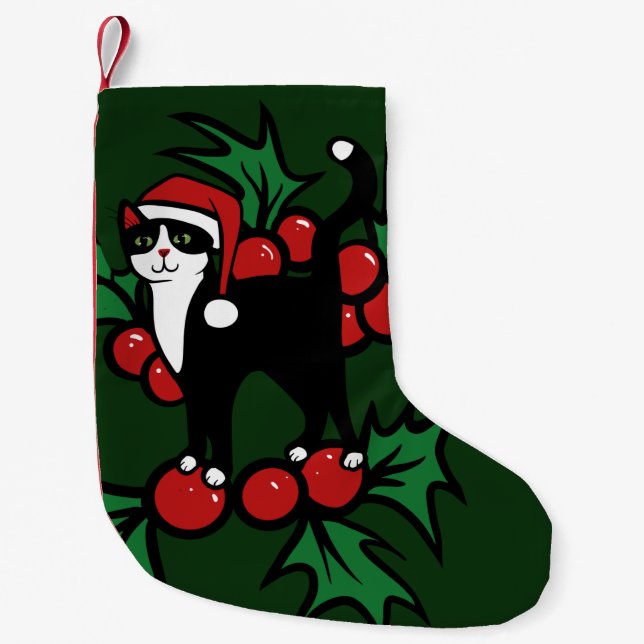 Petite Chaussette De Noël Noël à Tuxedo (Devant)