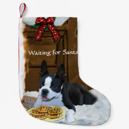 Petite Chaussette De Noël Noël Boston Terrier