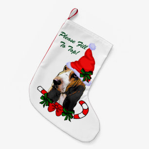 Petite Chaussette De Noël Noël de Basset Hound
