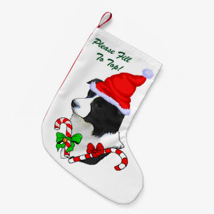 Petite Chaussette De Noël Noël de border collie