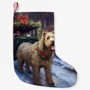Petite Chaussette De Noël Noël de la saison festive du Terrier Wheaten