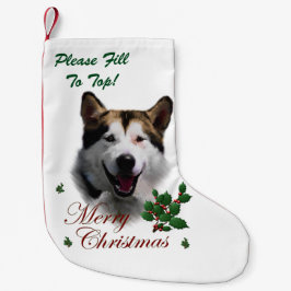 Petite Chaussette De Noël Noël de Malamute en Alaska