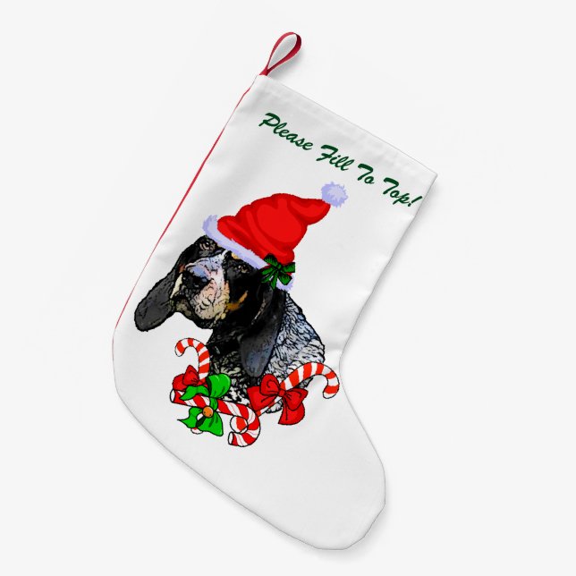 Petite Chaussette De Noël Noel de Noël blanc (Devant (Accrochage))