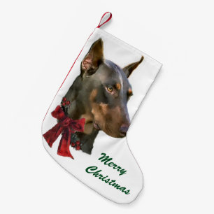 Petite Chaussette De Noël Noël Doberman Pinscher