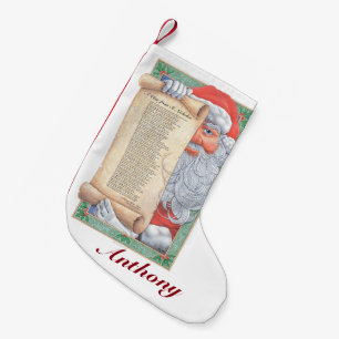 Petite Chaussette De Noël Noël du Père Noël (personnalisable)