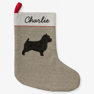 Petite Chaussette De Noël Noël fait sur commande de race de chien de