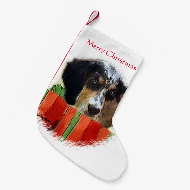 Petite Chaussette De Noël Noël français Setter (Devant (Accrochage))