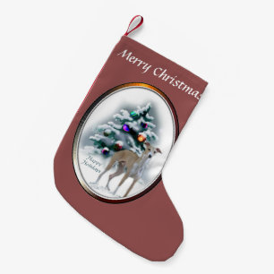 Petite Chaussette De Noël Noël Greyhound italien