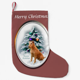 Petite Chaussette De Noël Noël irlandais Terrier