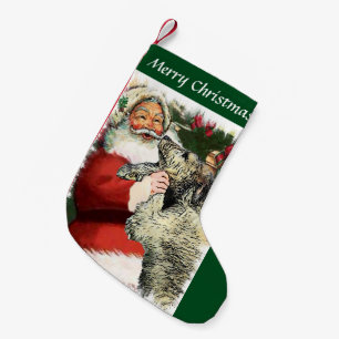 Petite Chaussette De Noël Noël irlandais Wolfhound