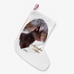 Petite Chaussette De Noël Noël Kelpie australien