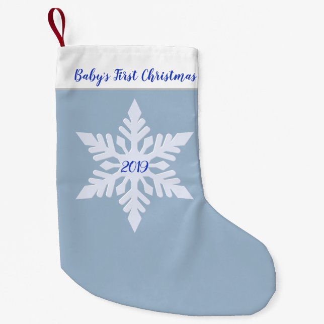 Petite Chaussette De Noël Noël - Le premier Noël du bébé (Devant)