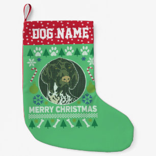 Petite Chaussette De Noël Noel moche à poing court allemand