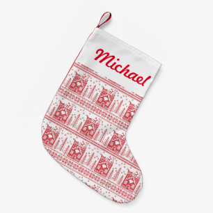 Petite Chaussette De Noël Noël nordique scandinave