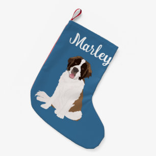 Petite Chaussette De Noël Noël personnalisable Saint Bernard