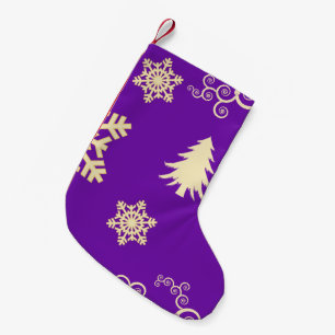 Petite Chaussette De Noël Noël pourpre