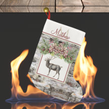 Noel Rinder Rustique Bois Vintage Monogramme