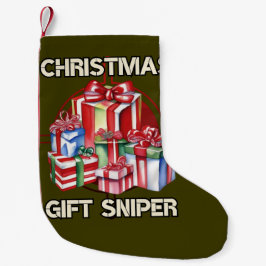 Petite Chaussette De Noël Noël, sniper, cadeau, armée