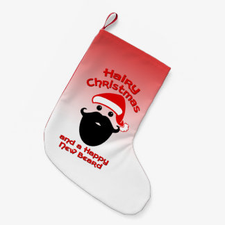 Petite Chaussette De Noël Noël velu, nouvelle barbe heureuse
