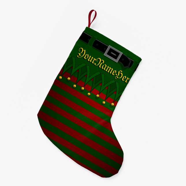 Petite Chaussette De Noël Noëls de Noël Elf Stockings (Devant (Accrochage))