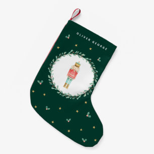 Petite Chaussette De Noël Noisette traditionnelle botanique de Noël mignon