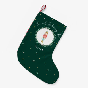 Petite Chaussette De Noël Noisette traditionnelle botanique de Noël mignon
