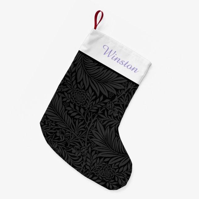 Petite Chaussette De Noël Nom d'animal de compagnie personnalisé Script de l (Devant (Accrochage))