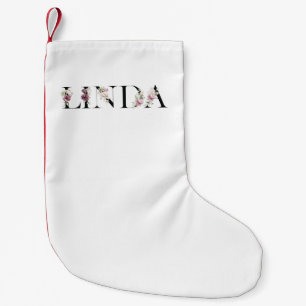 Petite Chaussette De Noël Nom Linda
