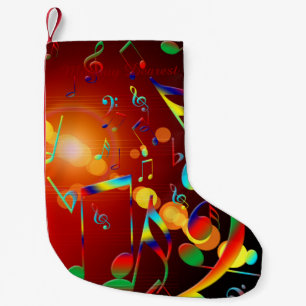 Petite Chaussette De Noël Notes musicales de danse