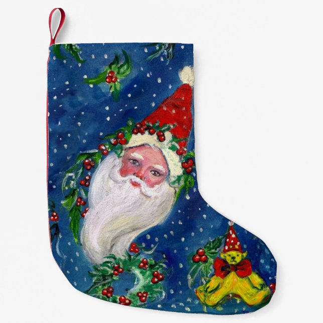 PETITE CHAUSSETTE DE NOËL NUIT DE NOËL /SANTA CLAUS (Devant)