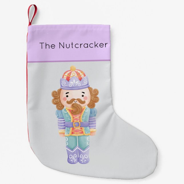 Petite Chaussette De Noël Nutcracker Pastel (Devant)